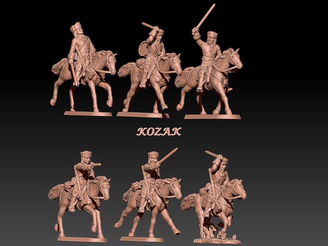ww2 australian infantry North Africa set 1 by Kozak - Wargaming3D
